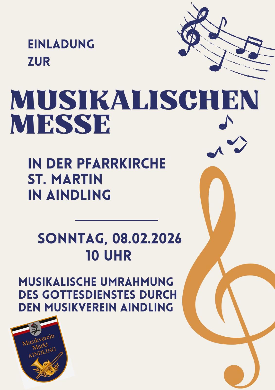 Plakat Musikalische Messe